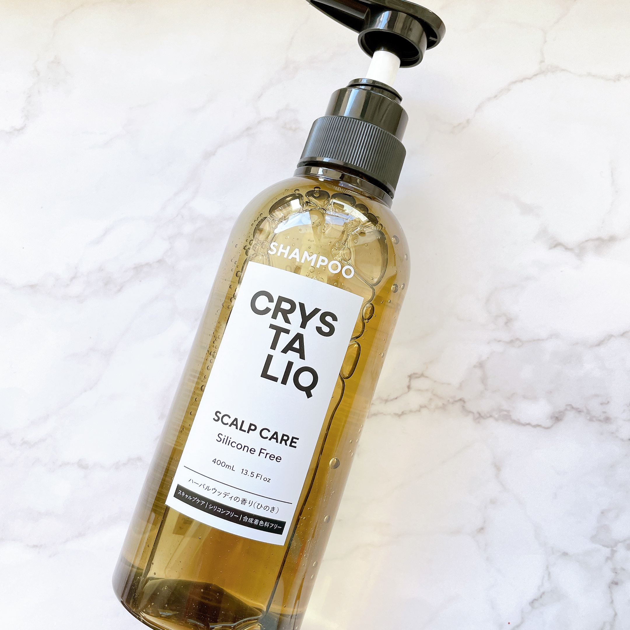 CRYSTALIQ スキャルプケア シャンプー/トリートメント/Crystaliq /市販シャンプーを使ったクチコミ（3枚目）