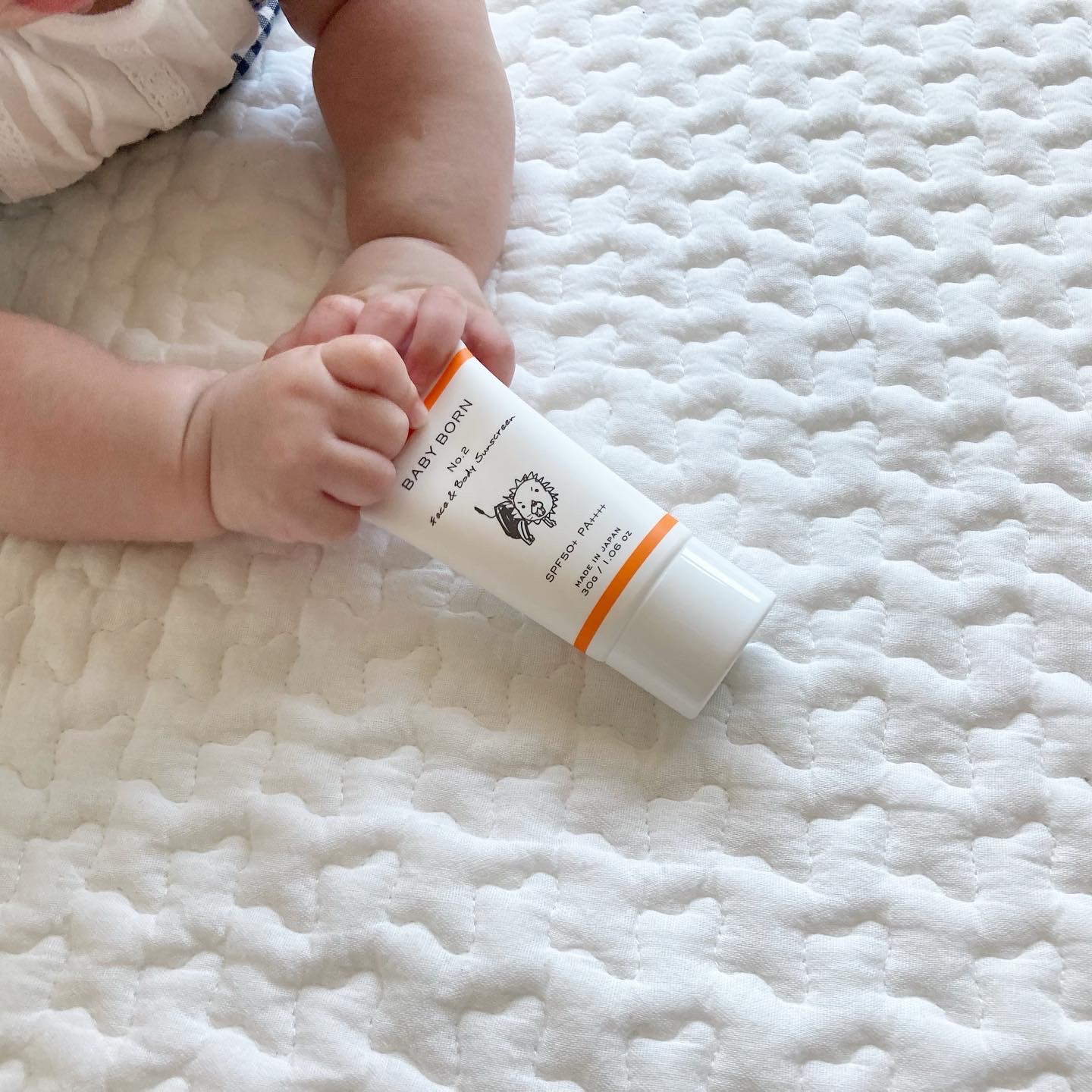 日焼け止め乳液/BABY BORN/日焼け止めミルクを使ったクチコミ（2枚目）