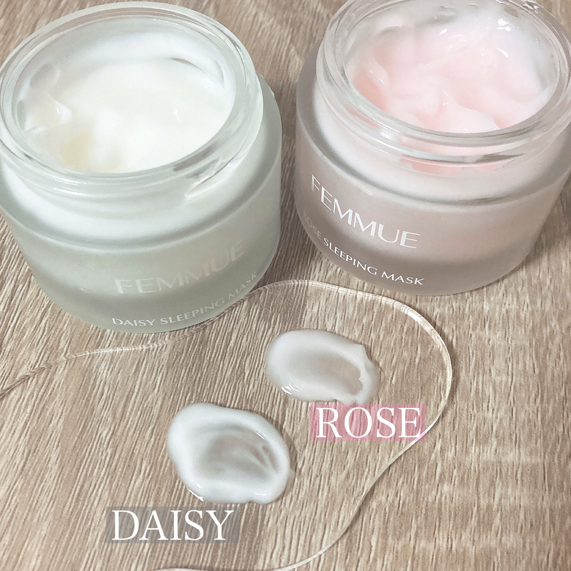 デイジーウォーター スリーピングマスク/FEMMUE/フェイスクリームを使ったクチコミ（2枚目）