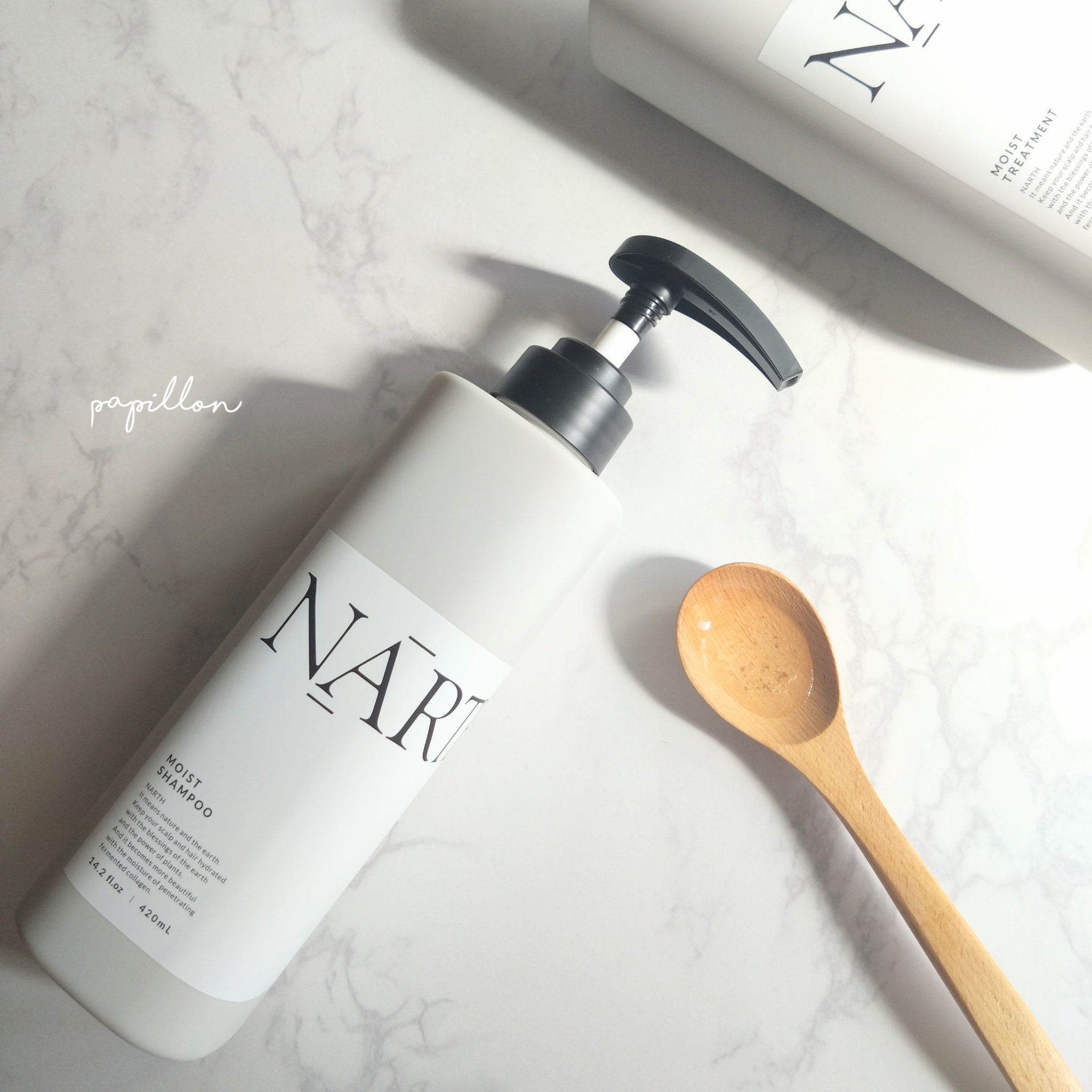 モイスト&リペアシャンプー／トリートメント/NARTH/市販シャンプーを使ったクチコミ（2枚目）