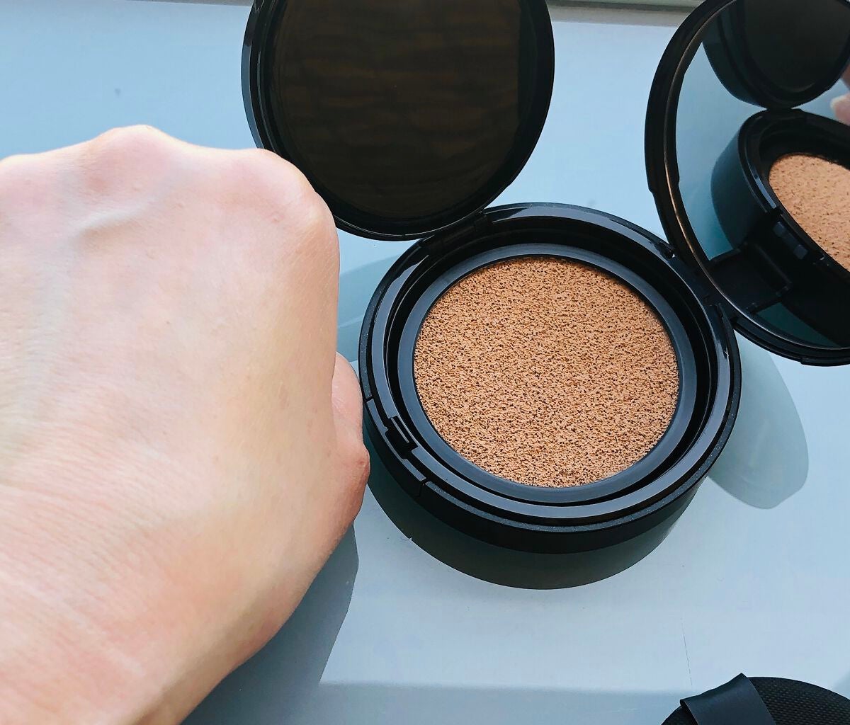 ベルベットジュエルクッション/BIVABOO/クッションファンデーションを使ったクチコミ(4枚目)