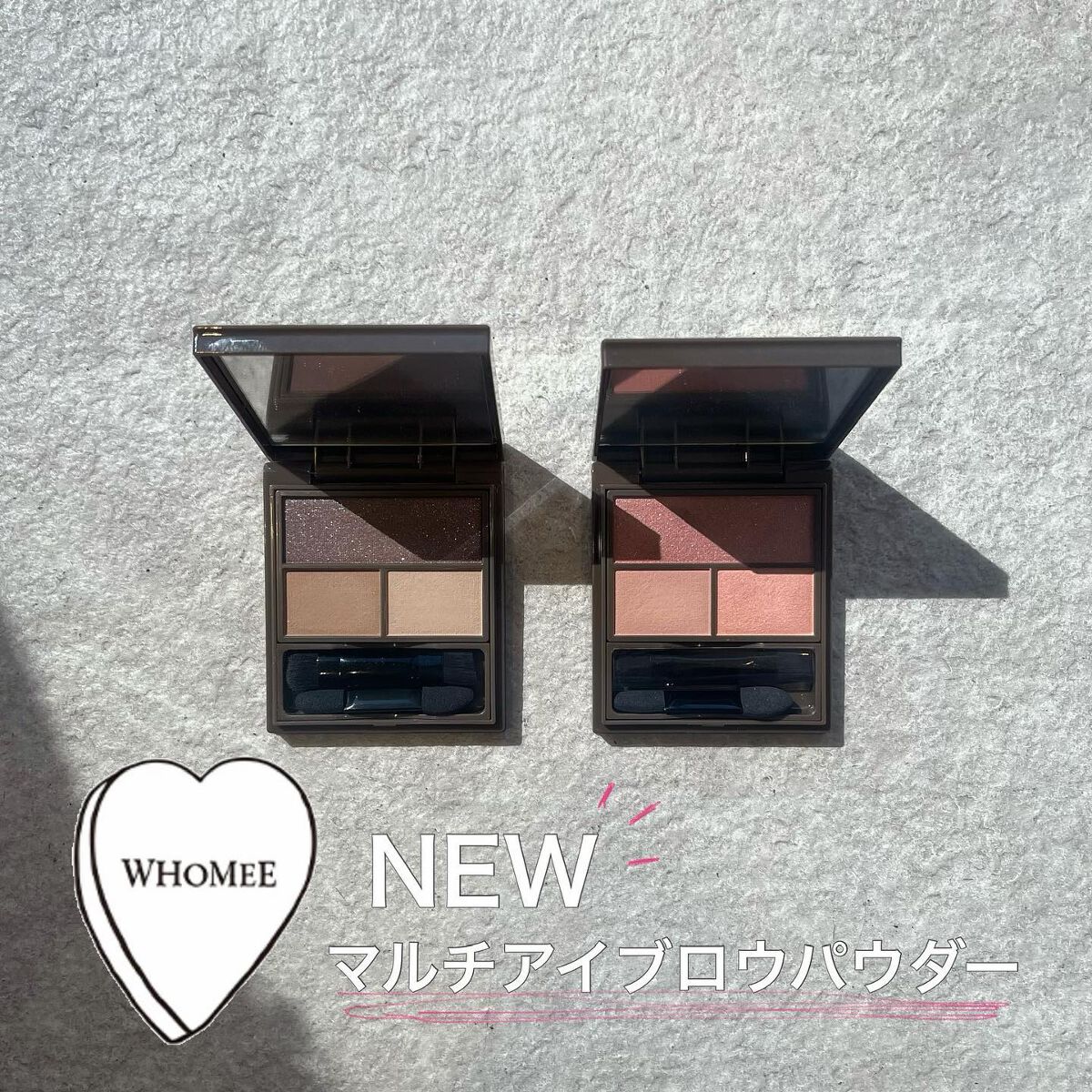 フーミー マルチアイブロウパウダー/WHOMEE/パウダーアイブロウを使ったクチコミ(1枚目)