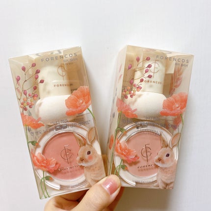 ピュアブラッシャー パフ付き/フォレンコス/パウダーチークを使ったクチコミ(1枚目)