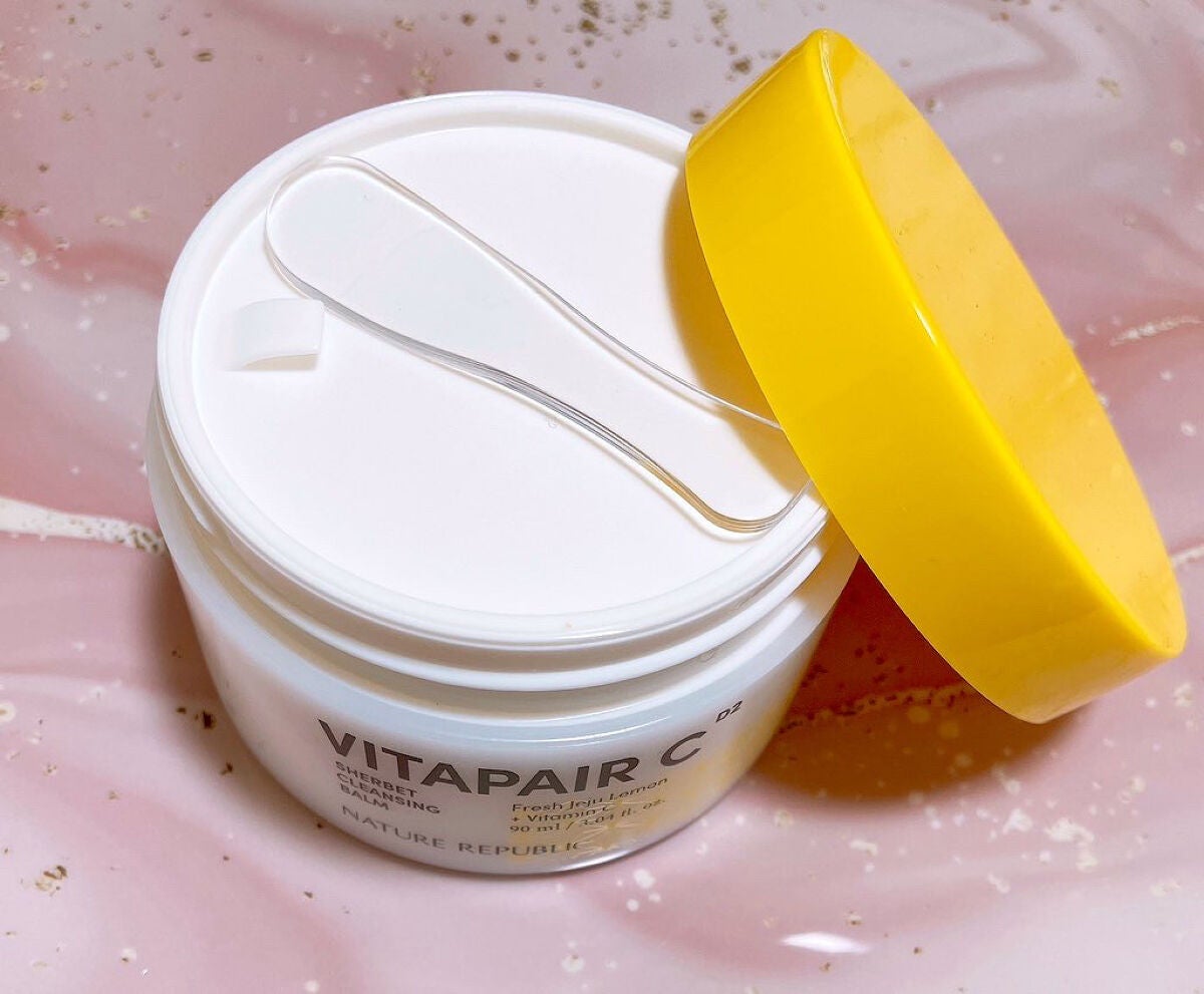 ビタペアc シャーベット クレンジングバーム/ネイチャーリパブリック/クレンジングバームを使ったクチコミ(2枚目)