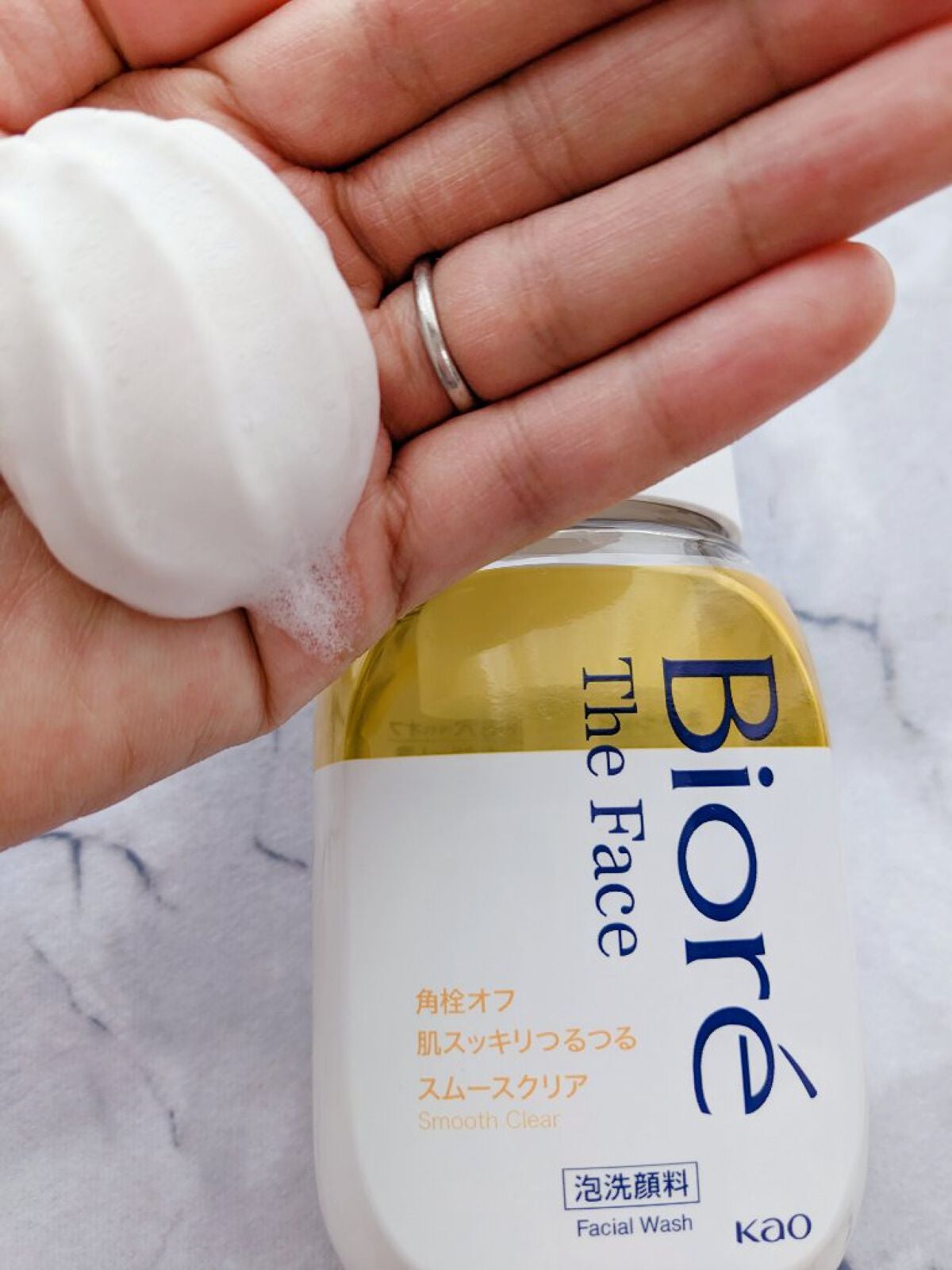 ビオレ ザフェイス 泡洗顔料 スムースクリア/ビオレ/泡洗顔を使ったクチコミ(2枚目)