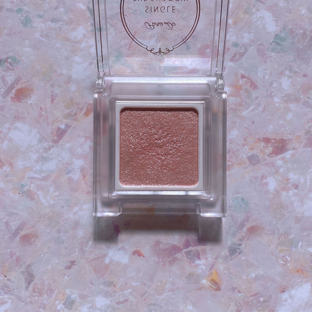 パラドゥ シングルアイシャドウ	 PK01 ピンク  /パラドゥ/単色アイシャドウを使ったクチコミ（2枚目）