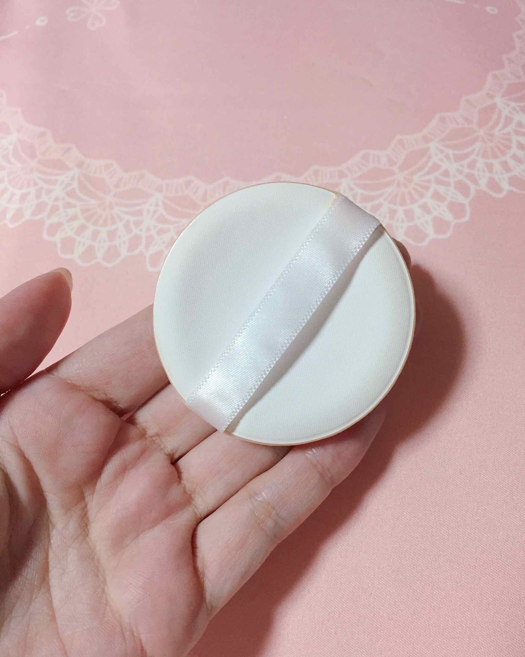 クッションファンデーションパフ/セリア/パフ・スポンジを使ったクチコミ（2枚目）