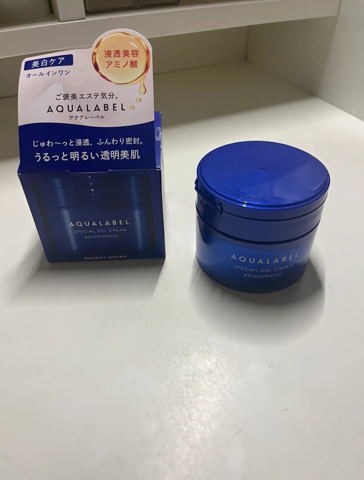 スペシャルジェルクリーム EX (ブライトニング) /アクアレーベル/オールインワン化粧品を使ったクチコミ(2枚目)