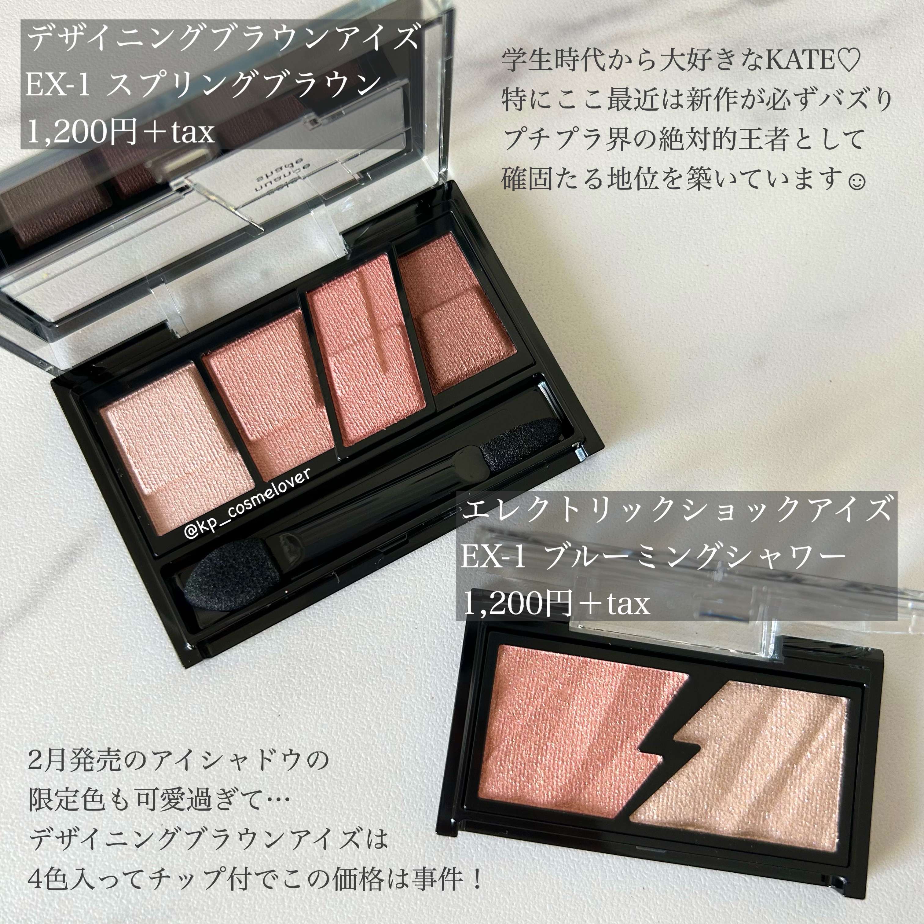 デザイニングブラウンアイズ/KATE/アイシャドウパレットを使ったクチコミ（2枚目）