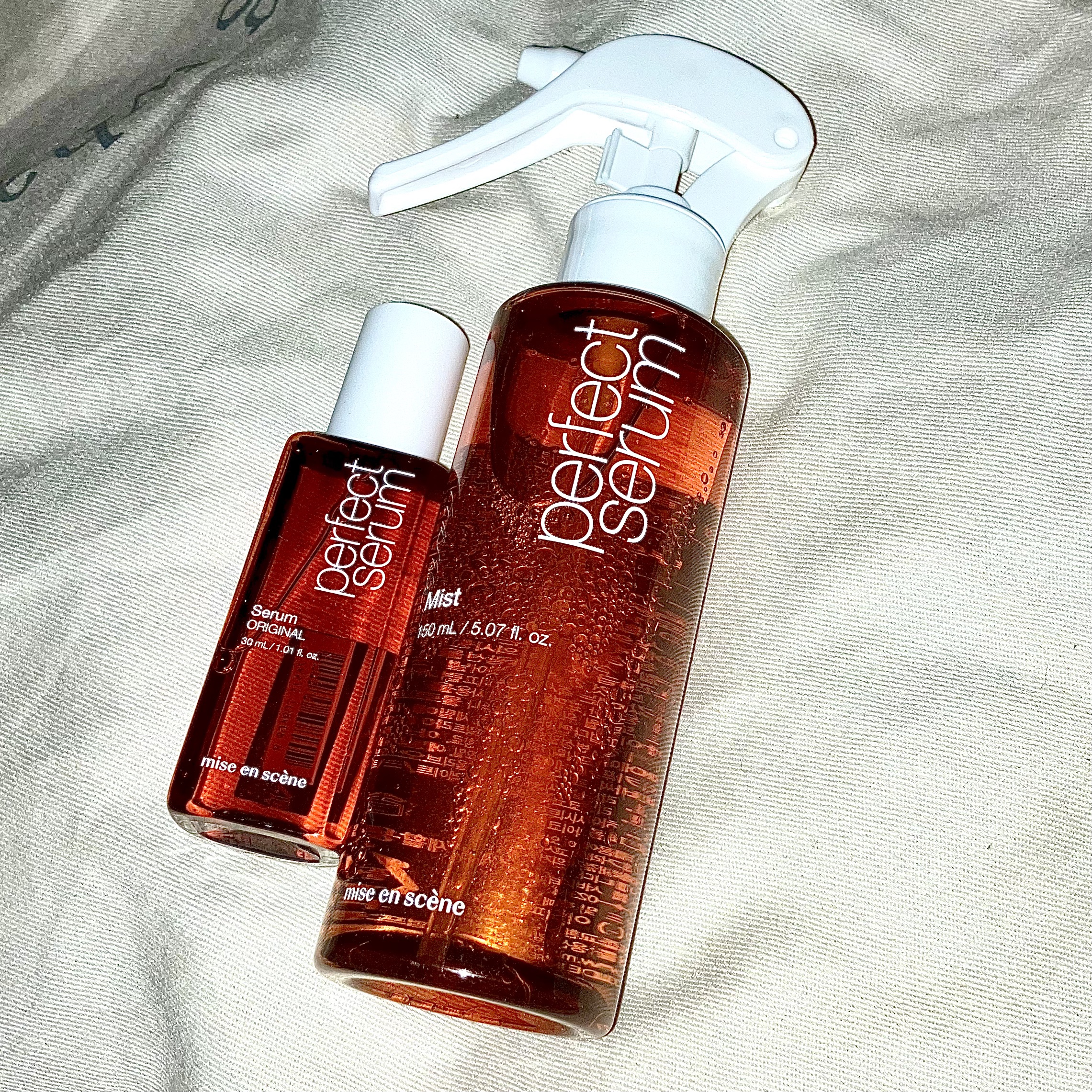  パーフェクトセラム オリジナルセラム/miseenscene/アウトバストリートメントを使ったクチコミ（2枚目）