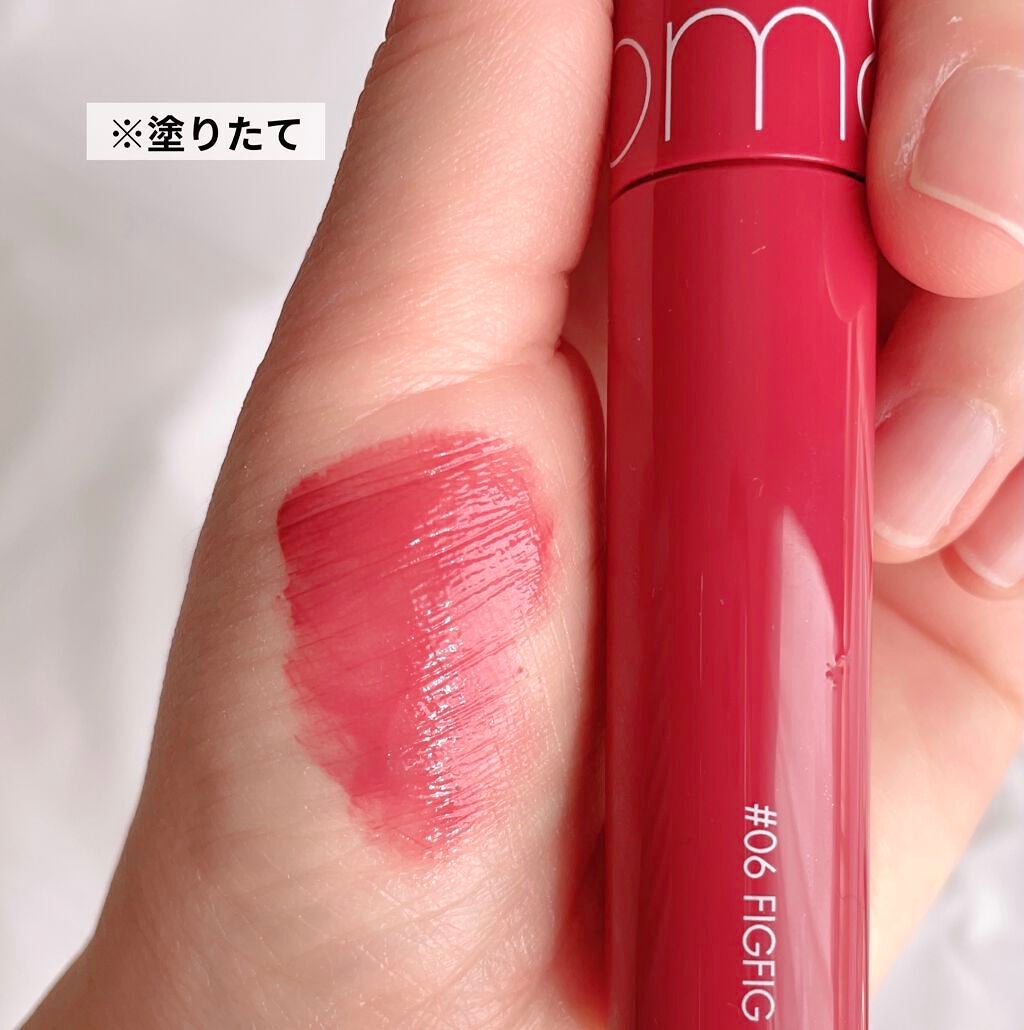 ジューシーラスティングティント/rom&nd/リップティントを使ったクチコミ(3枚目)