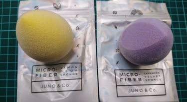 Microfiber Velvet Sponge/JUNO & CO./パフ・スポンジを使ったクチコミ（1枚目）