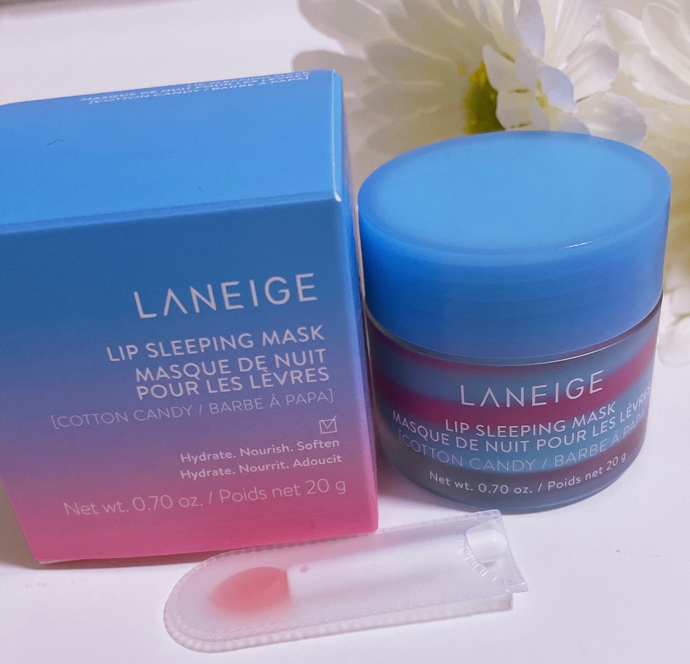 ひろろん on LIPS 「LANEIGEリップスリーピングマスク☑︎コットンキャンディ(..」(2枚目)