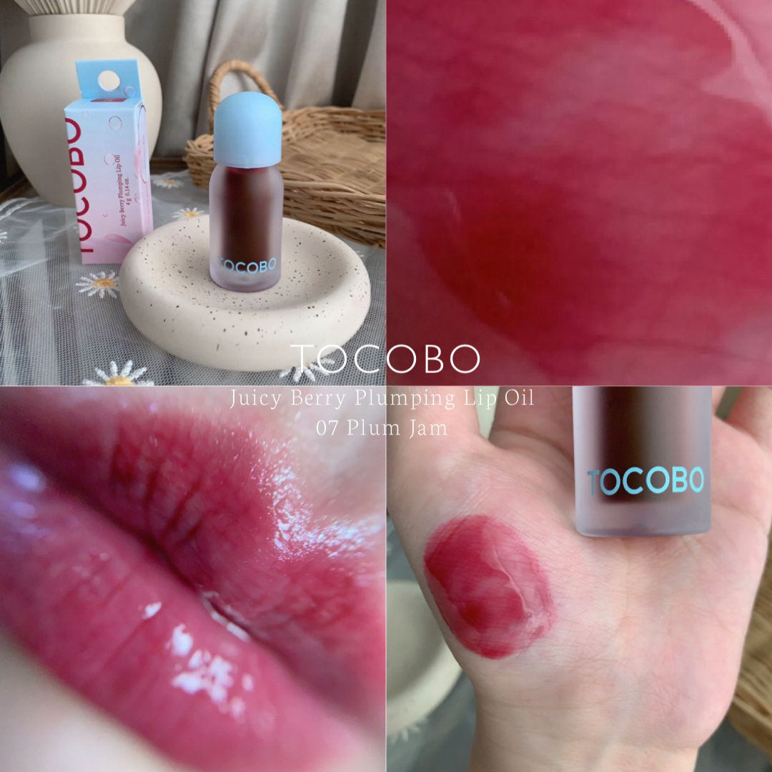 ジューシーベリープランピングリップオイル/TOCOBO/リップグロスを使ったクチコミ（1枚目）