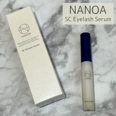NANOA NANOA SC Eyelash Serum ヒト幹細胞まつ毛美容液のクチコミ「目元の写真を撮ることが増えたので、アイクリームやまつ毛美容液、目元のケアは生活の一部に。
かな.....」（1枚目）