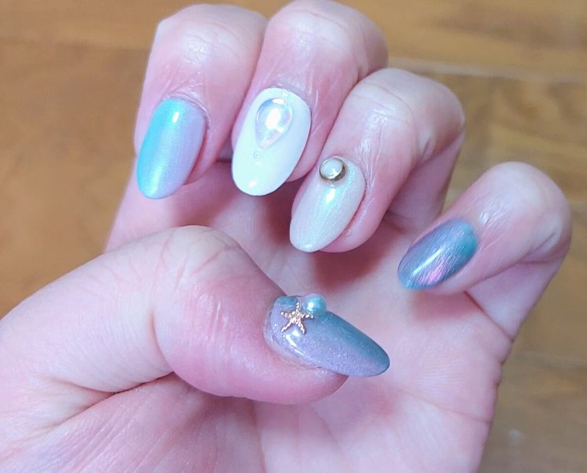 ウィークリージェル WG-17 Mermaid Turquoise/HOMEI/ジェルネイルを使ったクチコミ（1枚目）