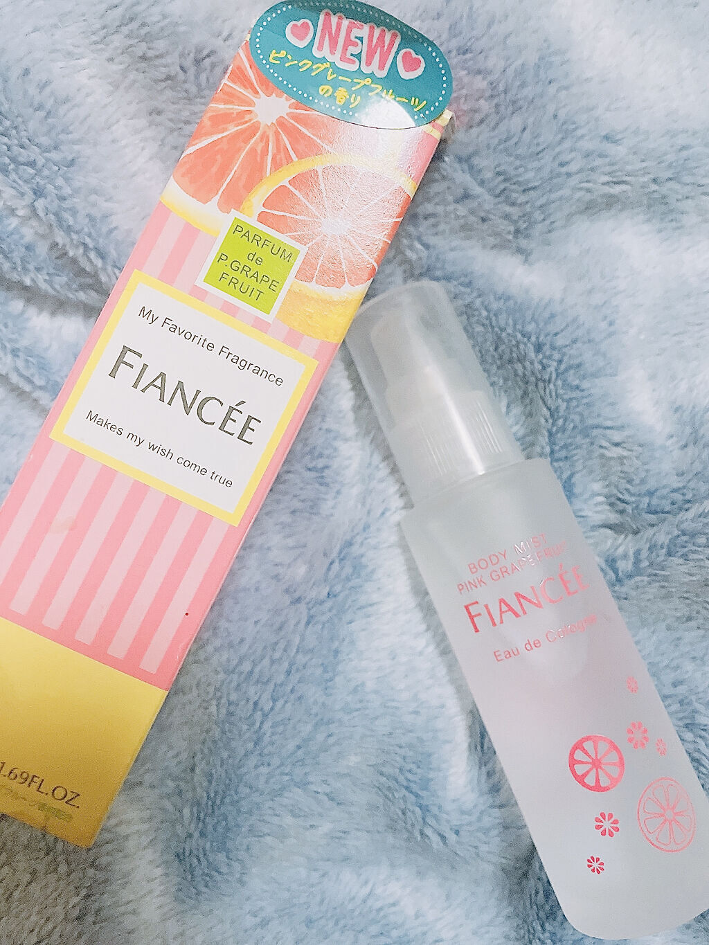 ボディミスト ピンクグレープフルーツの香り/フィアンセ/香水(レディース)を使ったクチコミ（2枚目）