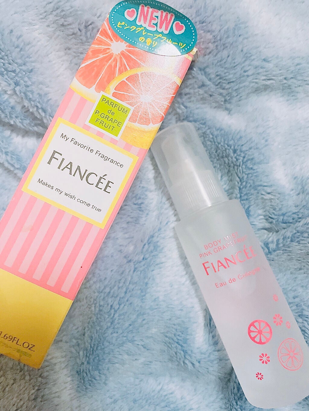 ボディミスト ピンクグレープフルーツの香り/フィアンセ/香水(レディース)を使ったクチコミ(2枚目)