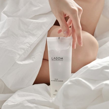 ラゴム ジェルトゥウォーター クレンザー(朝用洗顔)/LAGOM /その他洗顔料を使ったクチコミ(2枚目)