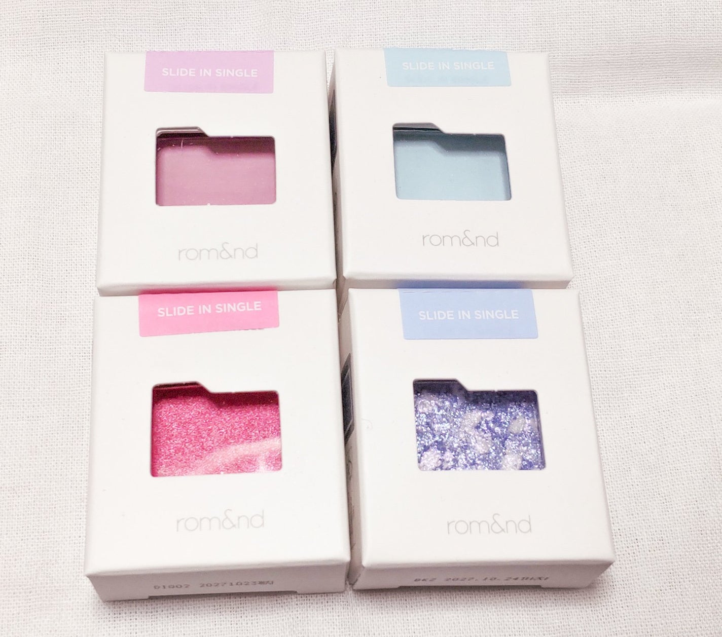 スライドインシングル/rom&nd/単色アイシャドウを使ったクチコミ(1枚目)
