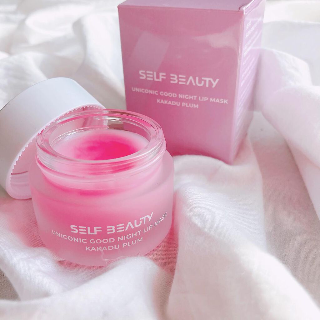 ユニコーングッドナイトリップマスク カカドゥプラム/SELF BEAUTY/リップマスクを使ったクチコミ（1枚目）