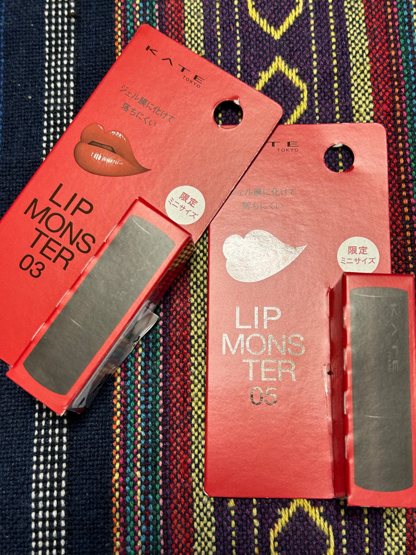 にちこ on LIPS 「ドン・キホーテ限定KATEリップモンスターのミニサイズを発見!..」(1枚目)