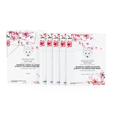 桜＆ホワイトティー スムージング マスク SNOW FOX SKINCARE