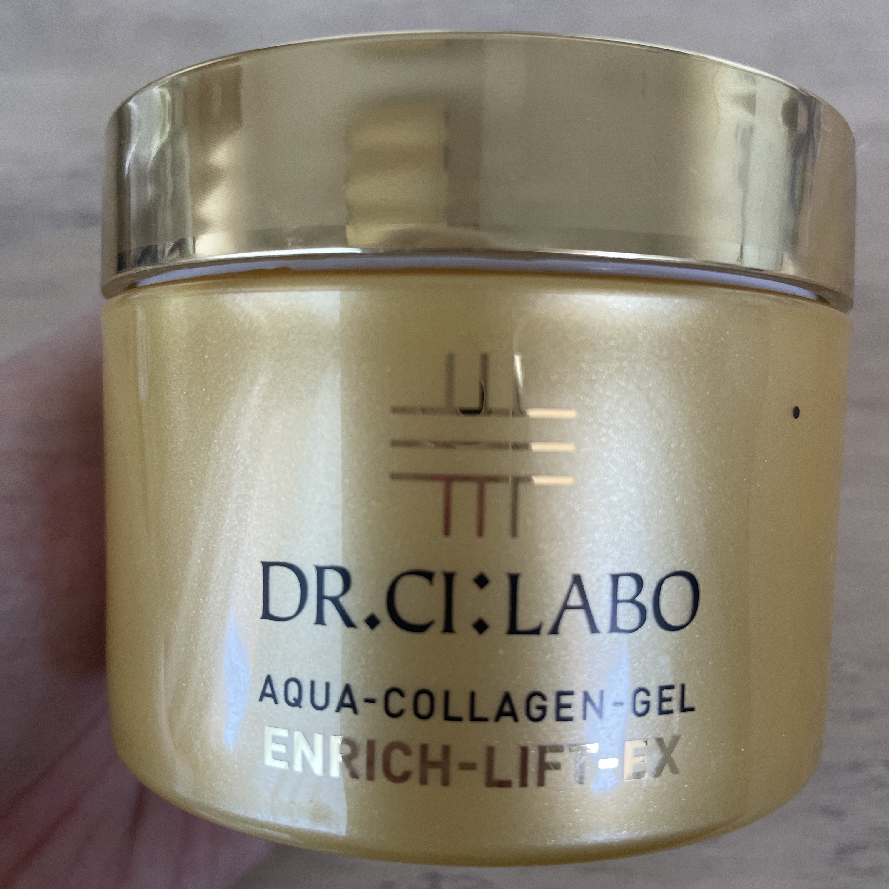 アクアコラーゲンゲル エンリッチリフト EX 120g/ドクターシーラボⓇ/フェイスクリームを使ったクチコミ（1枚目）