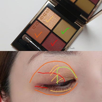 シグニチャー カラー アイズ/SUQQU/アイシャドウパレットを使ったクチコミ(5枚目)