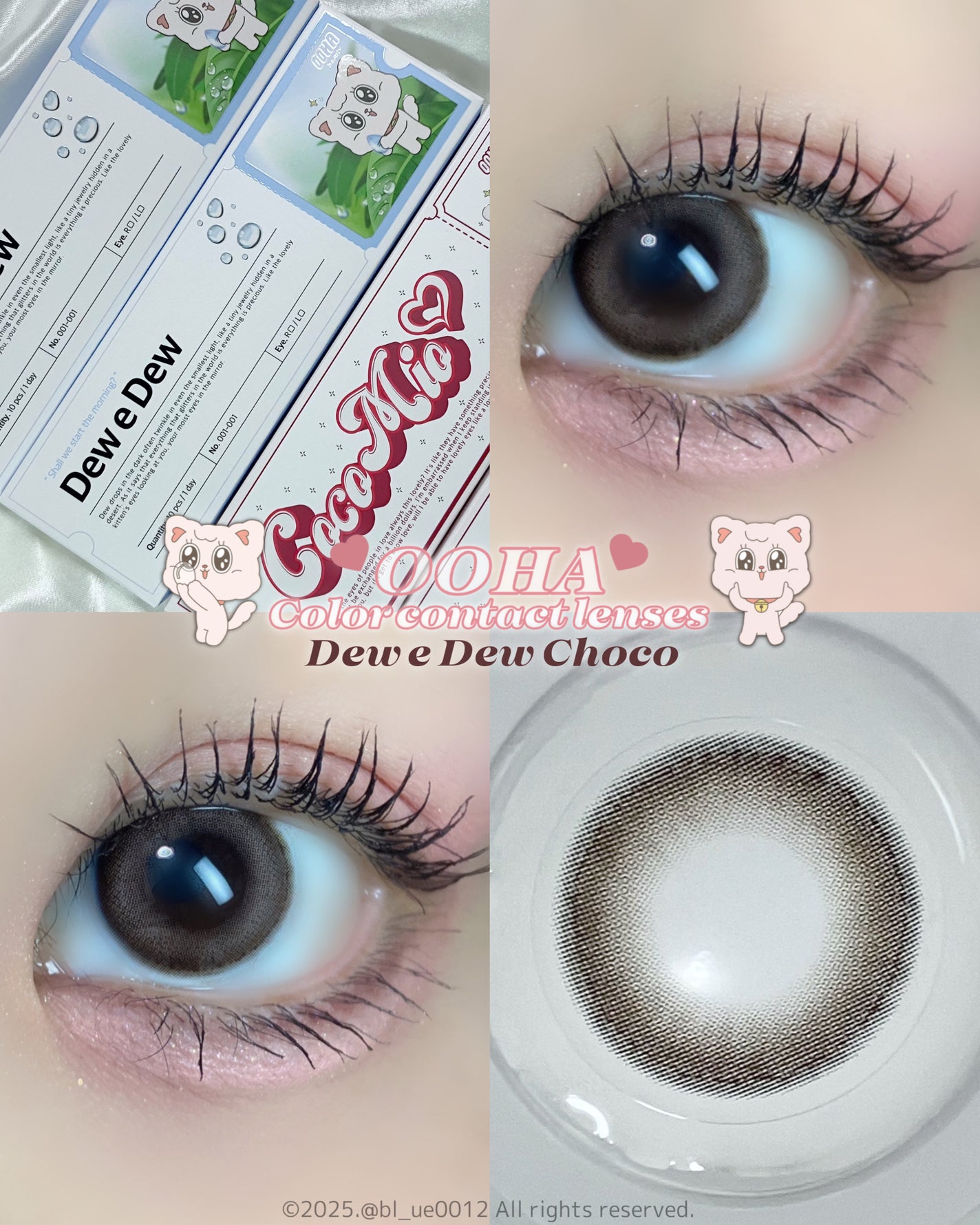 OOHA Dew e Dew 1day/OOHA/ワンデー(1DAY)カラコンを使ったクチコミ(1枚目)