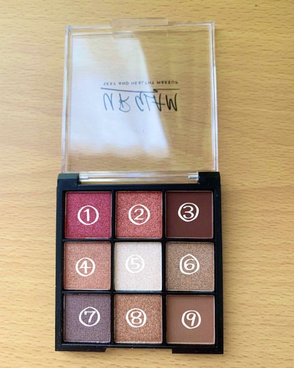 UR GLAM BLOOMING EYE COLOR PALETTE/U R GLAM/アイシャドウパレットを使ったクチコミ(2枚目)