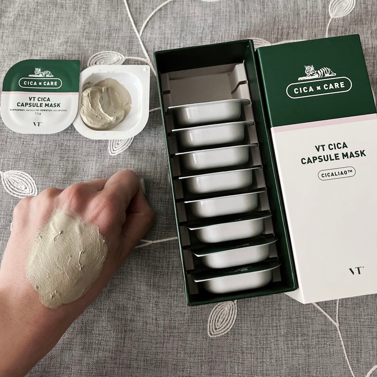 CICA カプセルマスク/VT/洗い流すパック・マスクを使ったクチコミ(1枚目)