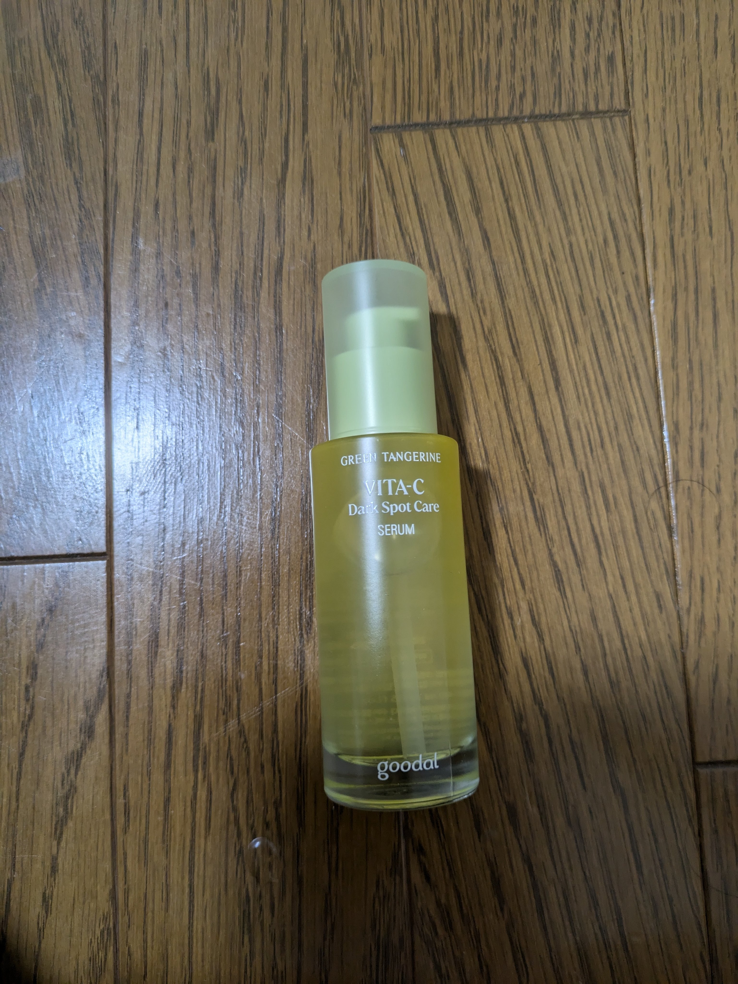グリーンタンジェリン ビタC ダークスポットケアセラム/goodal/美容液を使ったクチコミ（2枚目）