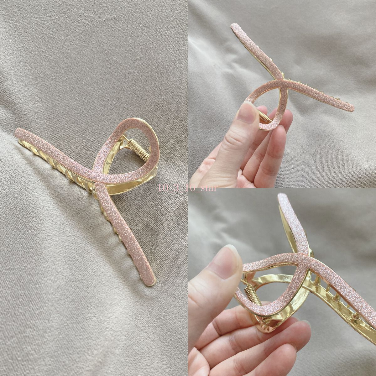 クリアヘアクリップ/LUNA earth/ヘアアクセサリーを使ったクチコミ（1枚目）