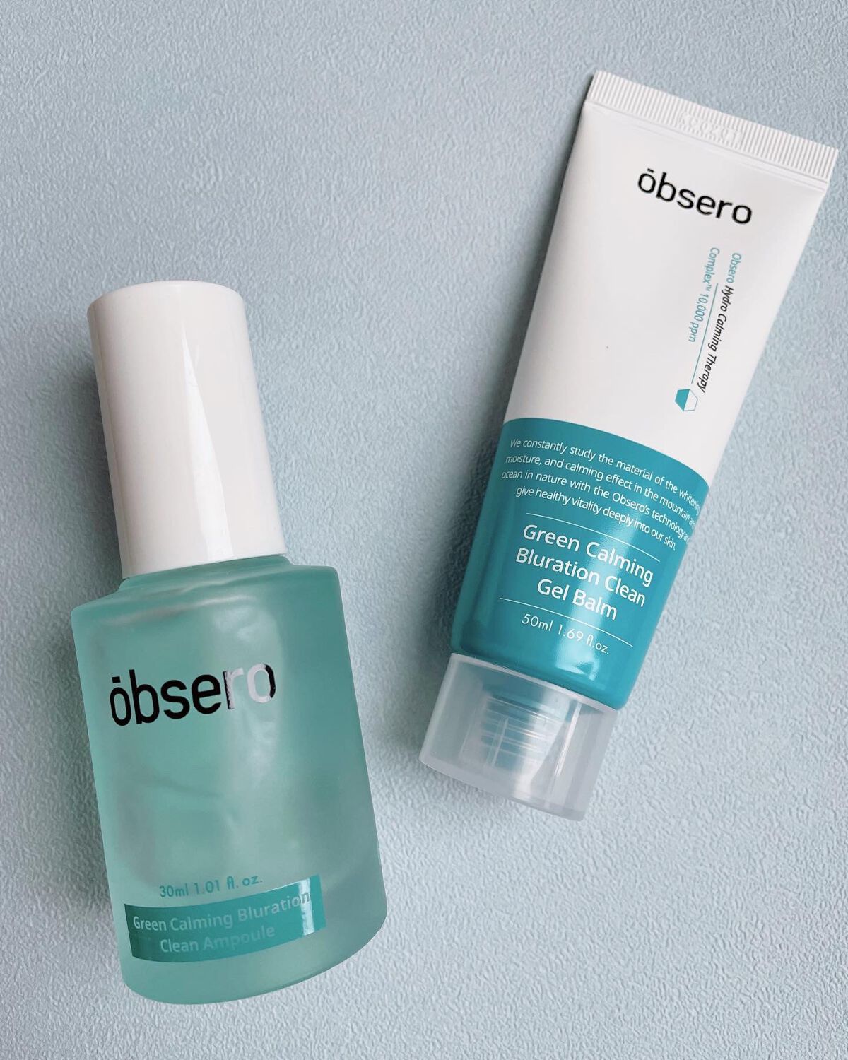 グリーンカーミングブルーレーションクリーンアンプル/obsero/美容液を使ったクチコミ（2枚目）