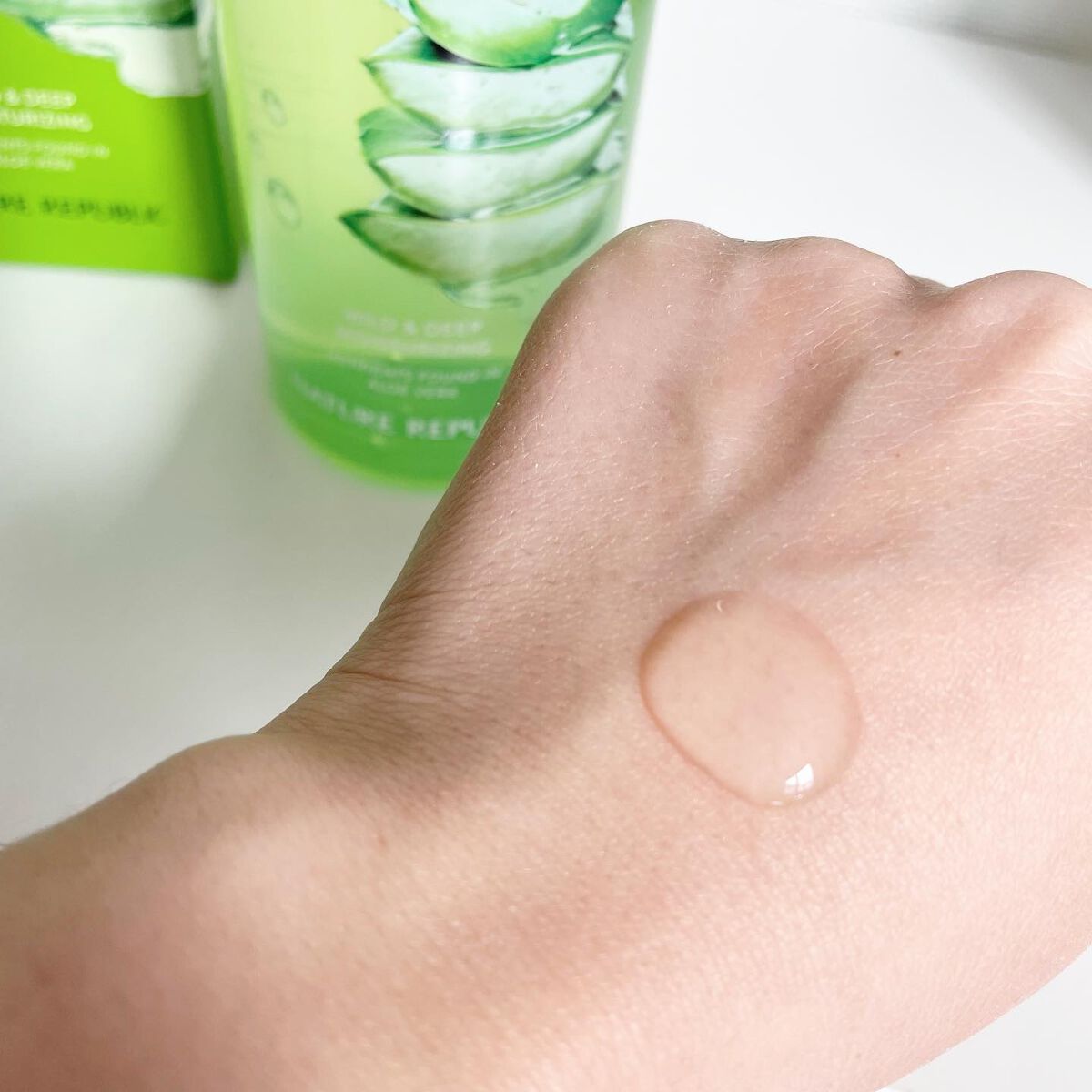 マイルド&モイスチャー アロエビッグトナー/ネイチャーリパブリック/化粧水を使ったクチコミ(3枚目)
