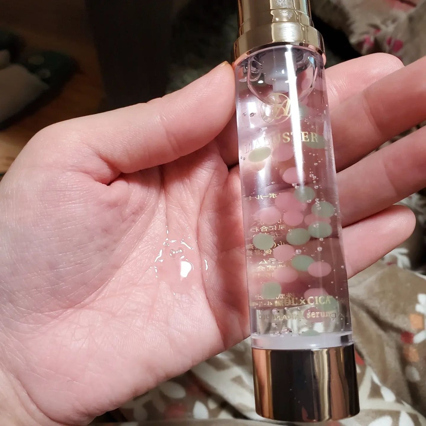 レチノール×シカ バウンスボールセラム/LIALUSTER/美容液を使ったクチコミ(4枚目)