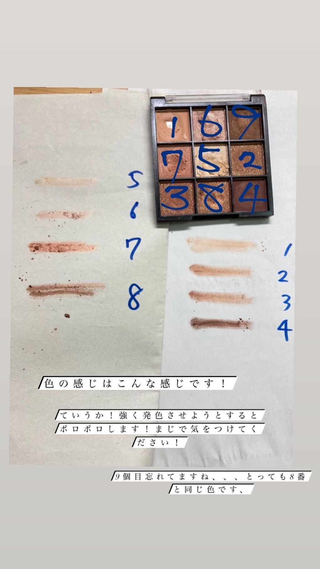 UR GLAM BLOOMING EYE COLOR PALETTE/U R GLAM/アイシャドウパレットを使ったクチコミ(2枚目)