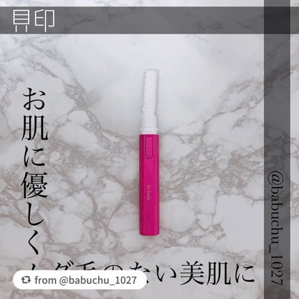 bi-hada ompa L ホルダー替刃2個付/貝印/シェーバーを使ったクチコミ(1枚目)