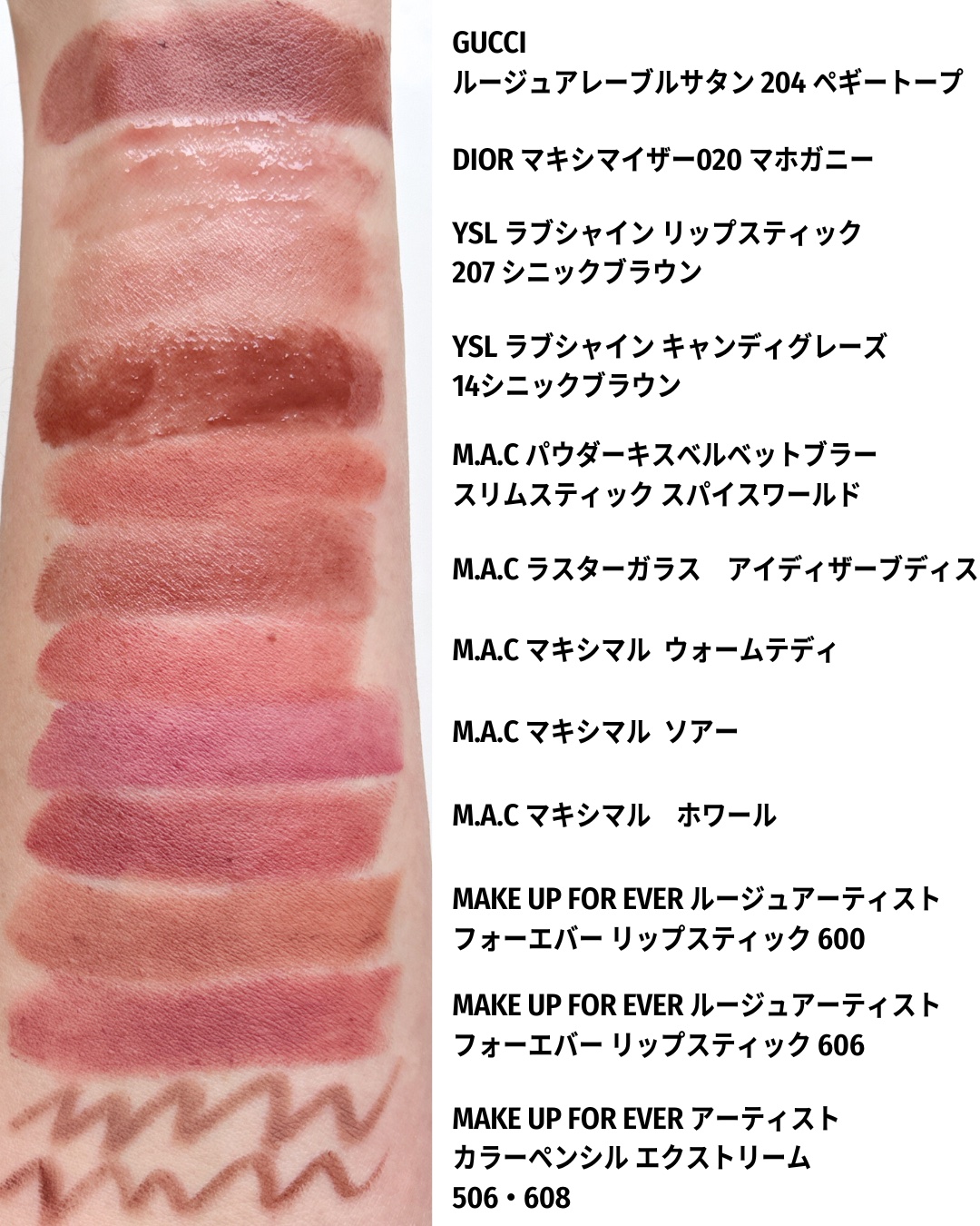 GUCCI beauty・M・A・C・YVES SAINT LAURENT BEAUTE・Dior・MAKE UP
