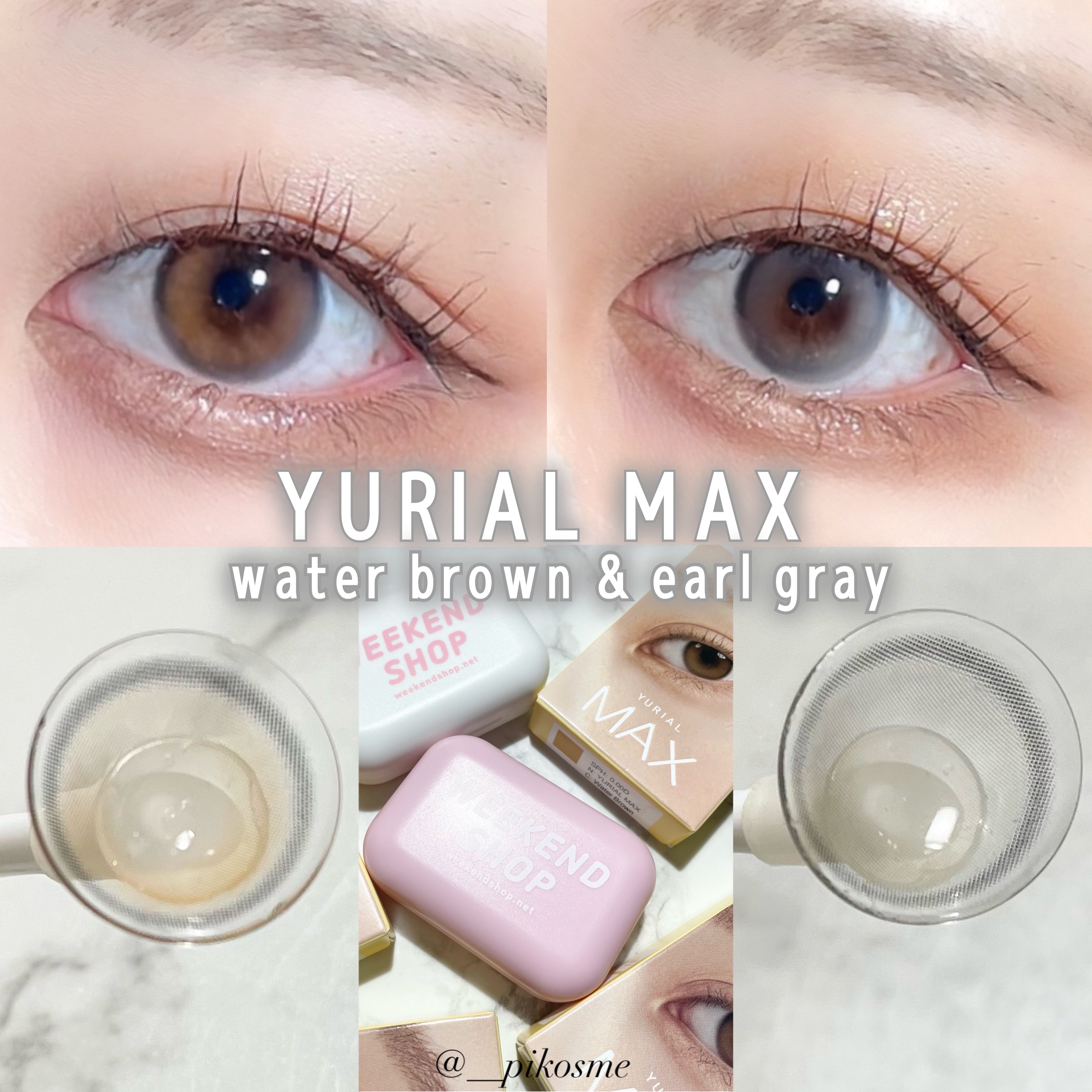 YURIAL Monthly/i-DOL/カラーコンタクトレンズを使ったクチコミ（1枚目）