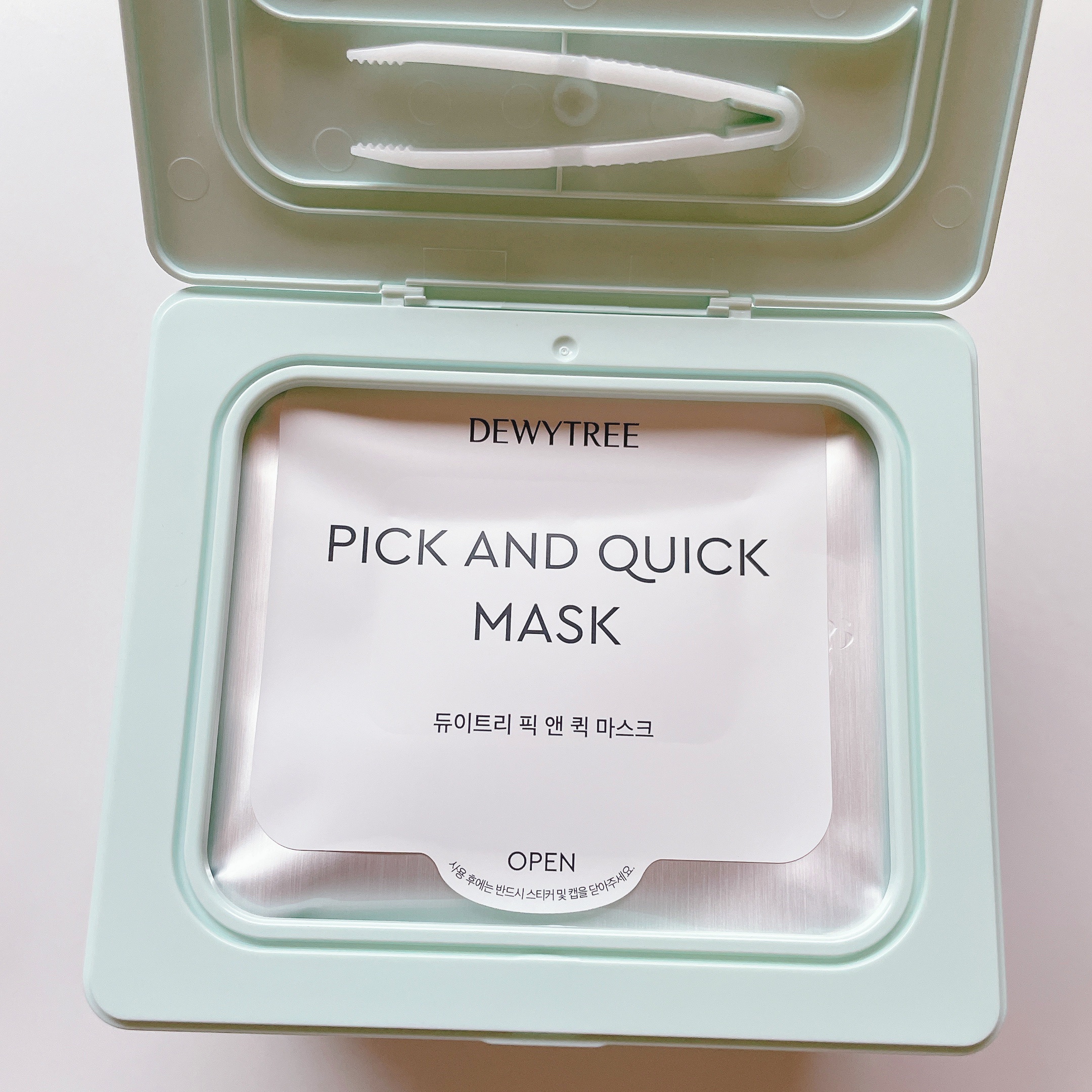 ピック&クイックマスク　リフレッシュマスク/DEWYTREE/シートマスク・パックを使ったクチコミ（2枚目）