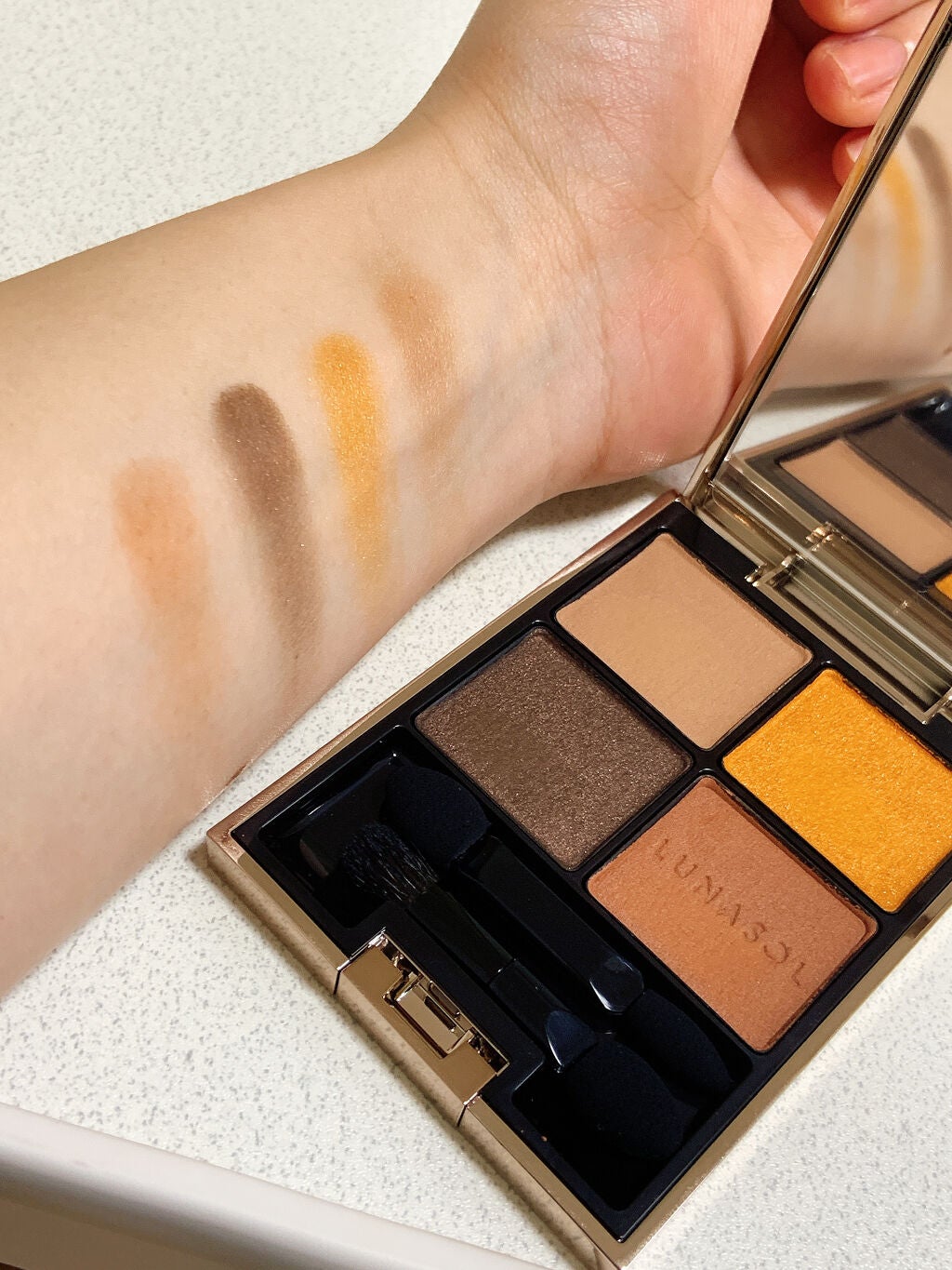 アイカラーレーション/LUNASOL/アイシャドウパレットを使ったクチコミ(3枚目)