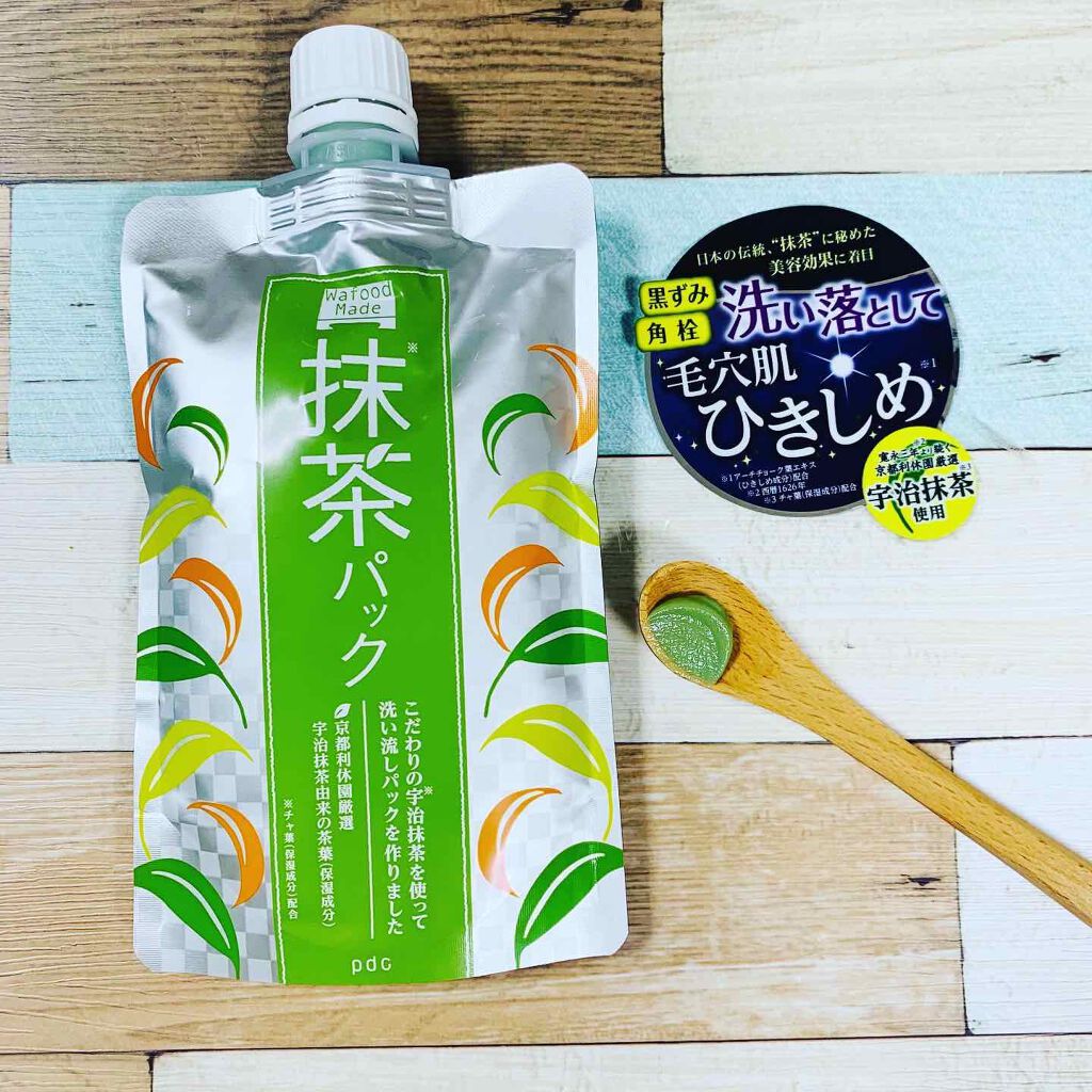 ワフードメイド 宇治抹茶パック/pdc/洗い流すパック・マスクを使ったクチコミ(1枚目)