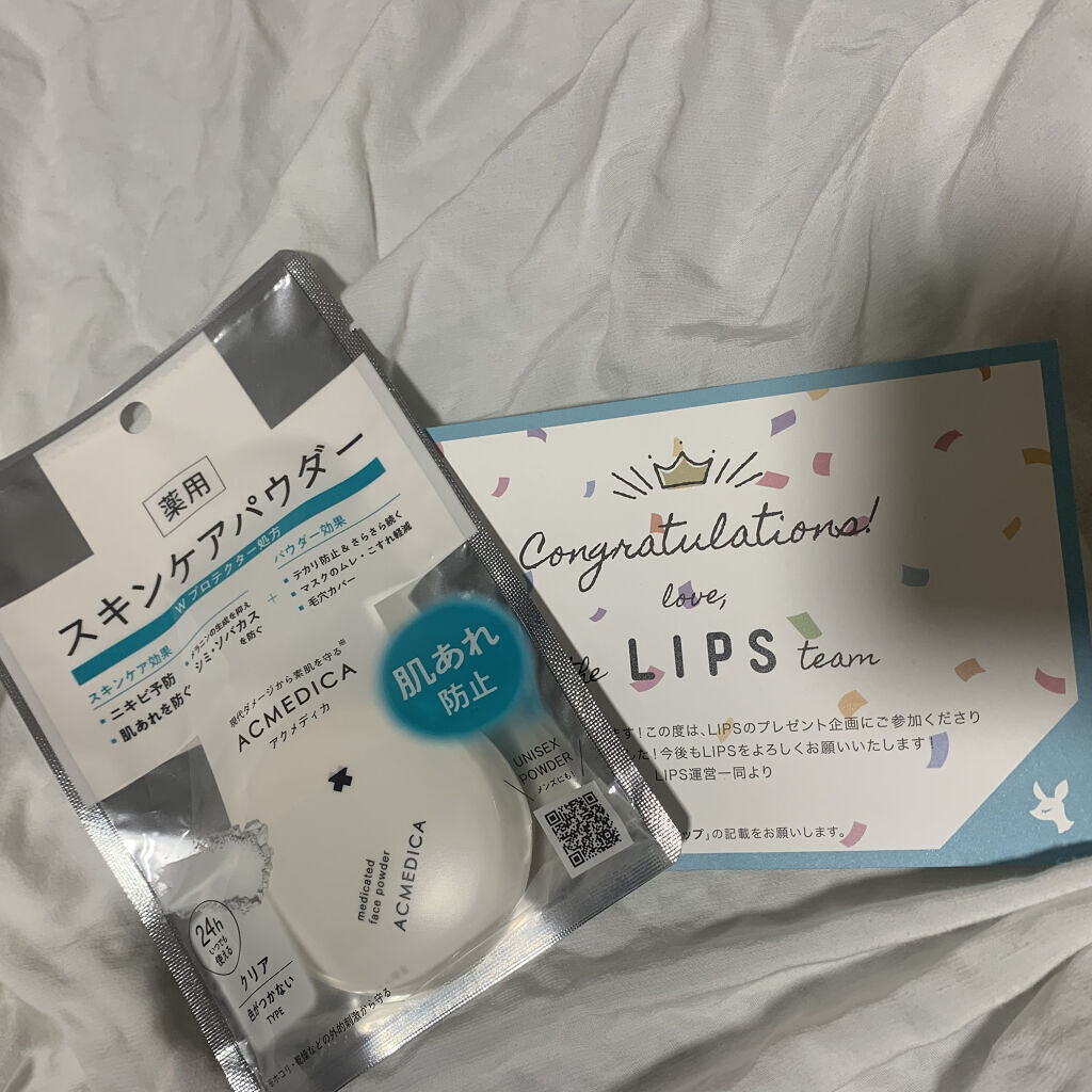 アクメディカ 薬用 フェイスパウダー クリア N/ナリスアップ/プレストパウダーを使ったクチコミ（1枚目）