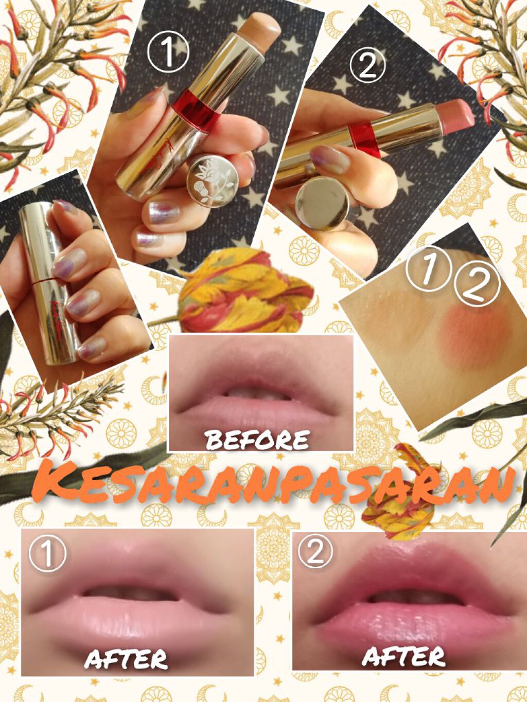 スムースリップス/ケサランパサラン/口紅を使ったクチコミ（1枚目）