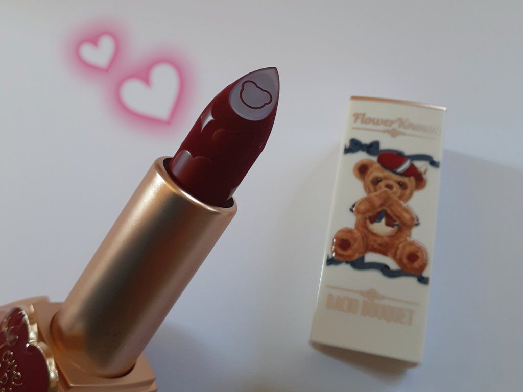 Love Bear リップスティック ツヤタイプ ラズベリーベア/FlowerKnows/口紅を使ったクチコミ（2枚目）