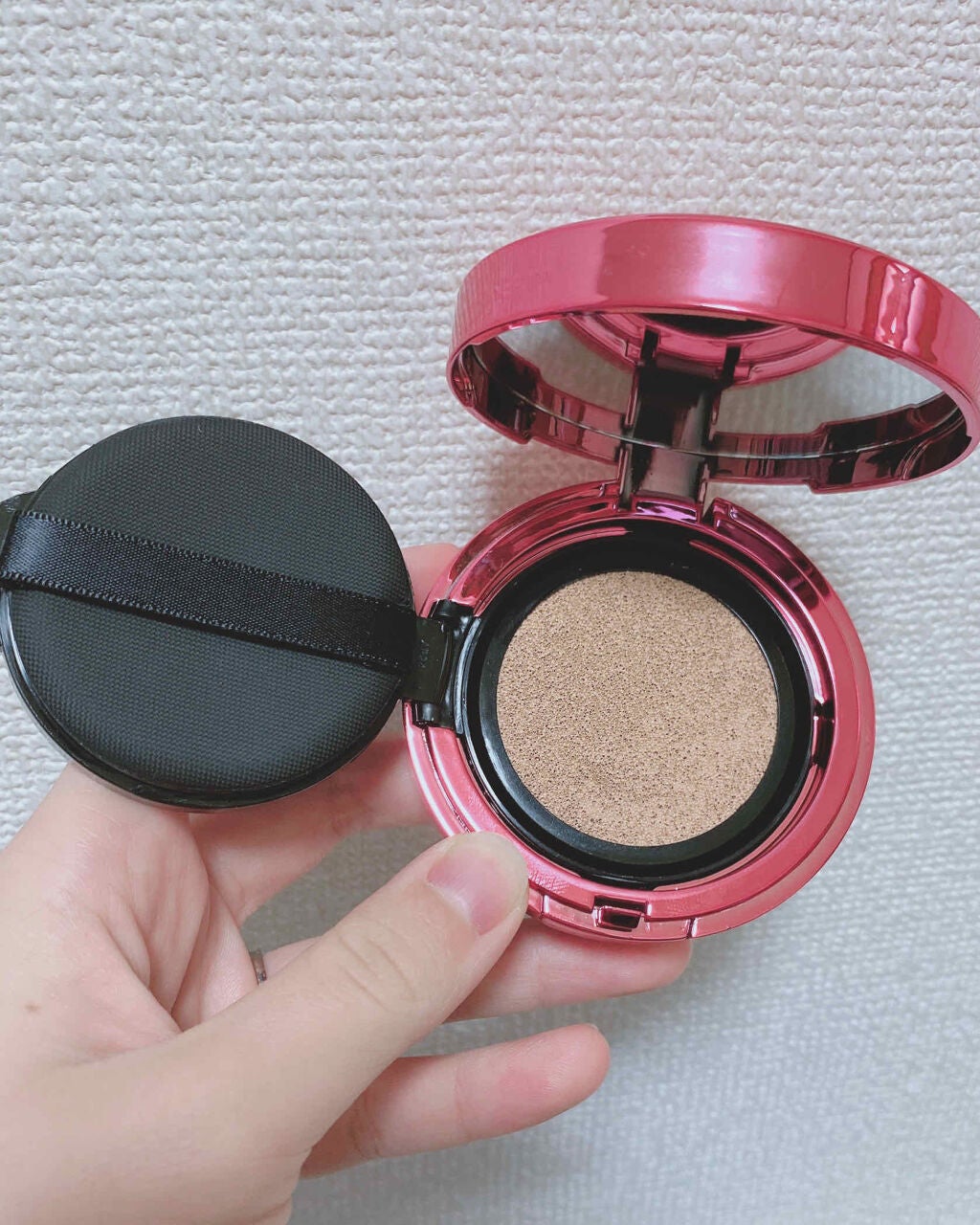 プレミアムモイスト クッションファンデーション/ティアラガール/クッションファンデーションを使ったクチコミ(2枚目)