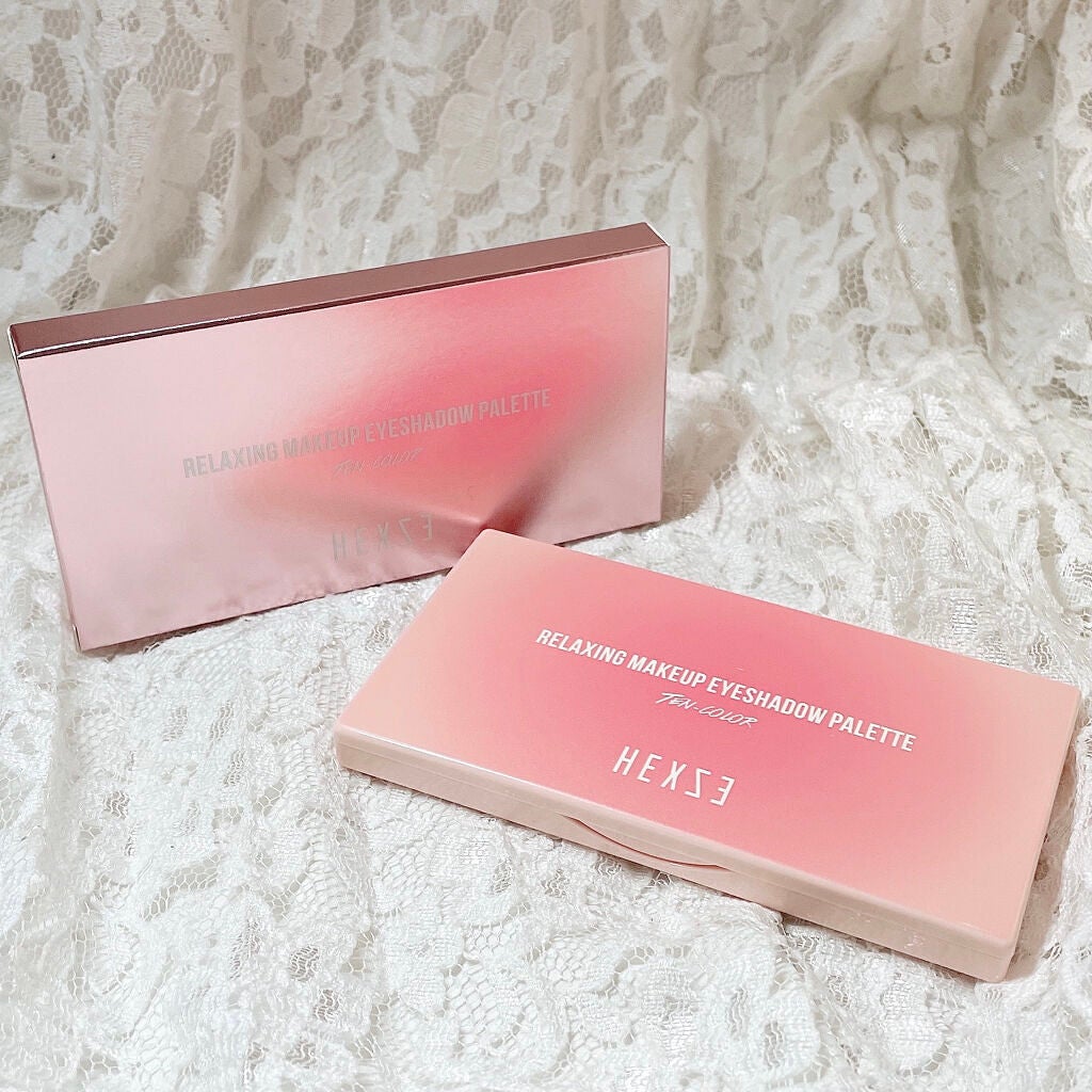 スターライトファントム 10色アイシャドウパレット/HEXZE(ヘックスゼ)/アイシャドウパレットを使ったクチコミ(2枚目)