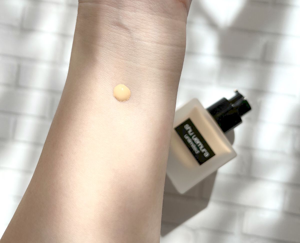 （旧）アンリミテッド ラスティング フルイド/shu uemura/リキッドファンデーションを使ったクチコミ（3枚目）